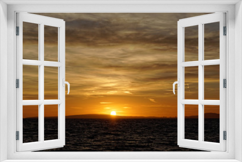 Fototapeta Naklejka Na Ścianę Okno 3D - Sonnenuntergang - Cala Estancia - Mallorca