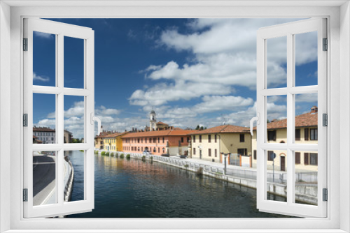 Fototapeta Naklejka Na Ścianę Okno 3D - Gaggiano (Milano, Italy)