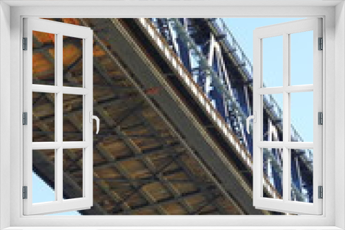 Fototapeta Naklejka Na Ścianę Okno 3D - Rendsburger Hochbrücke