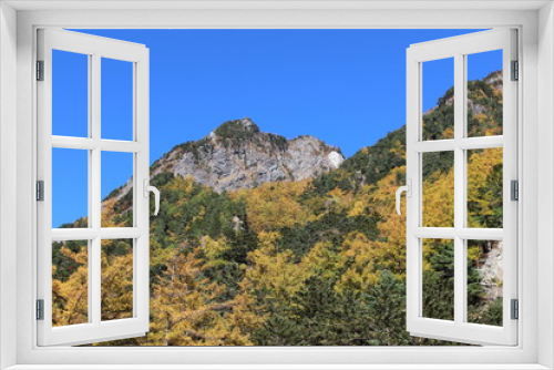 Fototapeta Naklejka Na Ścianę Okno 3D - 明神岳