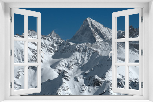 Fototapeta Naklejka Na Ścianę Okno 3D - Dent Blanche in the Southern Swiss Alps
