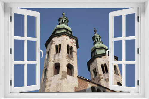 Fototapeta Naklejka Na Ścianę Okno 3D - St Andrew Church; Krakow; Poland;