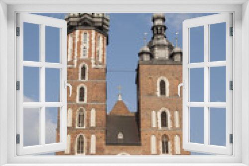 Fototapeta Naklejka Na Ścianę Okno 3D - Mariacka Basilica - St Marys Church, Krakow