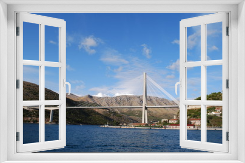 Fototapeta Naklejka Na Ścianę Okno 3D - Le pont du Port de Dubrovnik