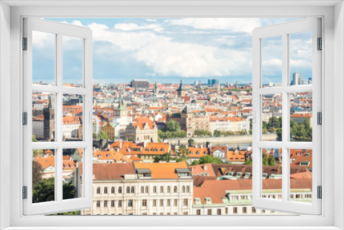 Fototapeta Naklejka Na Ścianę Okno 3D - Prague cityscape