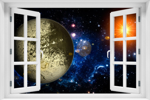 Fototapeta Naklejka Na Ścianę Okno 3D - Iapetus