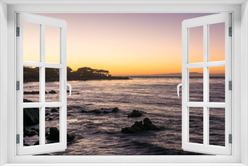 Fototapeta Naklejka Na Ścianę Okno 3D - Sunset on Monterey Bay, California