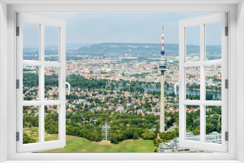 Fototapeta Naklejka Na Ścianę Okno 3D - Aerial View Of Vienna City Skyline