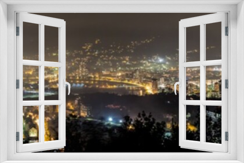 Fototapeta Naklejka Na Ścianę Okno 3D - Zenica at Night