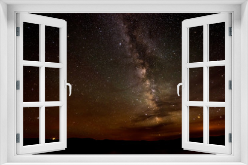 Fototapeta Naklejka Na Ścianę Okno 3D - Milky Way  Lake Powell Utah