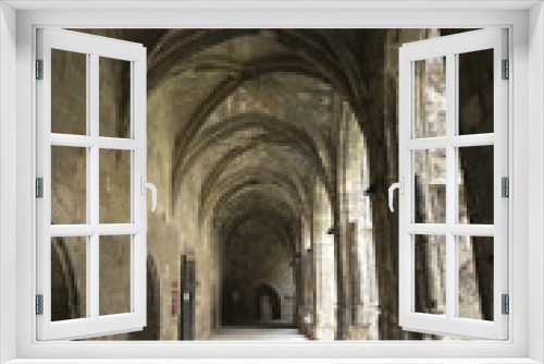 Fototapeta Naklejka Na Ścianę Okno 3D - Narbonne (France), cathedral cloister