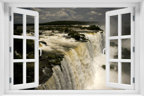 Fototapeta Naklejka Na Ścianę Okno 3D - Iguazu Waterfalls, Brasilian side
