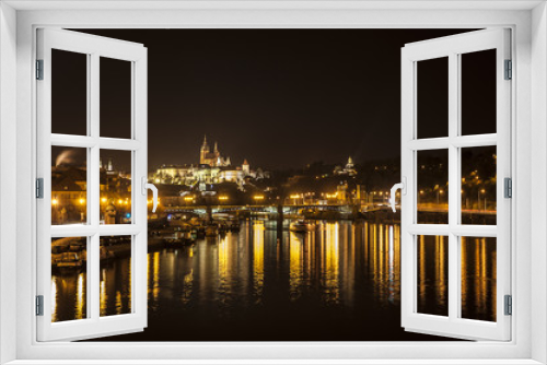 Fototapeta Naklejka Na Ścianę Okno 3D - Romantic Prague