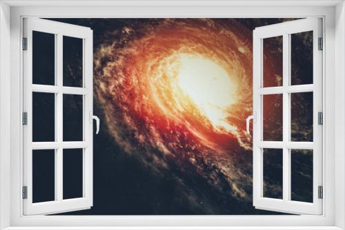 Fototapeta Naklejka Na Ścianę Okno 3D - Awesome spiral galaxy many light years far from the Earth. Elements furnished by NASA