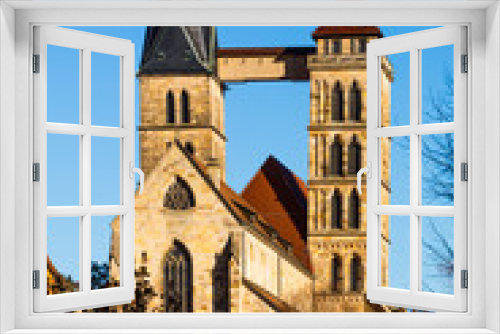 Fototapeta Naklejka Na Ścianę Okno 3D - Stadtkirche St. Dionys in Esslingen am Neckar