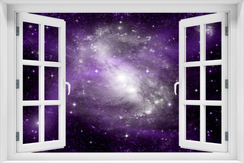 Fototapeta Naklejka Na Ścianę Okno 3D - galaxy in a free space