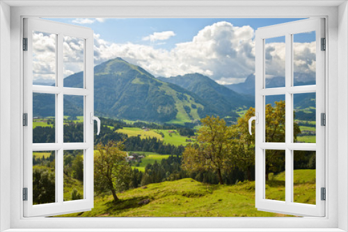 Fototapeta Naklejka Na Ścianę Okno 3D - Berglandschaft in Tirol