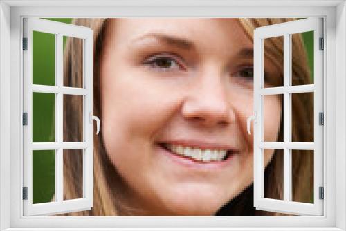 Portrait Of Smiling Woman Outdoors