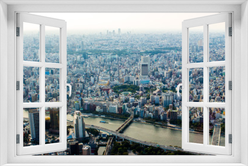 Fototapeta Naklejka Na Ścianę Okno 3D - Citiscape of Tokyo, Japan