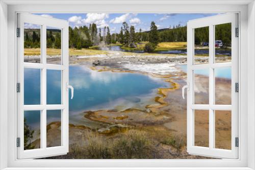 Fototapeta Naklejka Na Ścianę Okno 3D - Wonderful pool landscape, Yellowstone