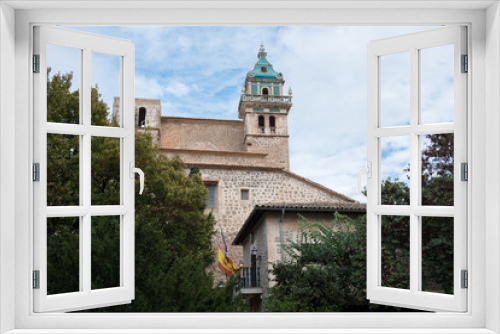 Fototapeta Naklejka Na Ścianę Okno 3D - church in Valdemossa, Mallorca, Spain