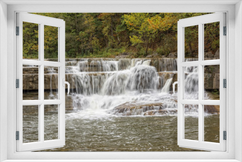 Fototapeta Naklejka Na Ścianę Okno 3D - Waterfalls Of Taughannock Falls