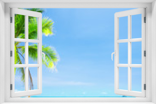 Fototapeta Naklejka Na Ścianę Okno 3D - tropic scene