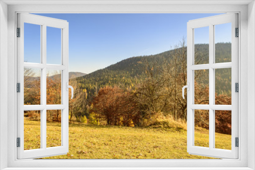 Fototapeta Naklejka Na Ścianę Okno 3D - Colorful autumn landscape in the mountains
