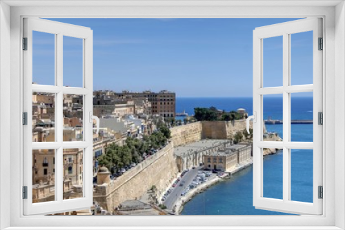 Fototapeta Naklejka Na Ścianę Okno 3D - La Valette, capitale de Malte