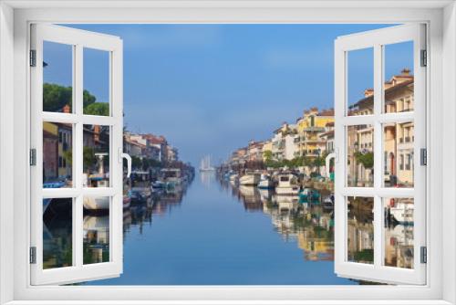 Fototapeta Naklejka Na Ścianę Okno 3D - Hafen von Grado / Friaul / Italien