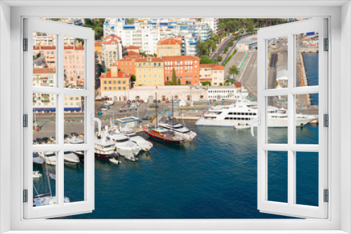 Fototapeta Naklejka Na Ścianę Okno 3D - port of Nice