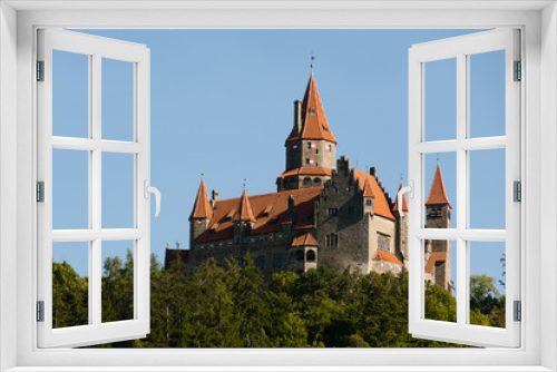 Fototapeta Naklejka Na Ścianę Okno 3D - Bouzov Castle - Czech Republic