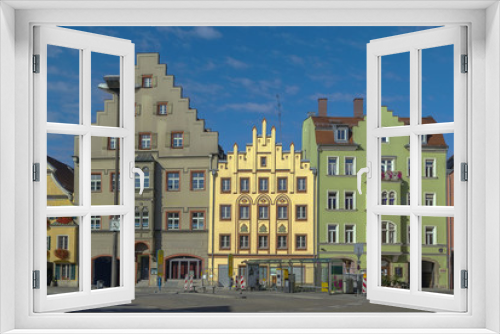 Fototapeta Naklejka Na Ścianę Okno 3D - Arnulf’s Square in Regensburg, Germany