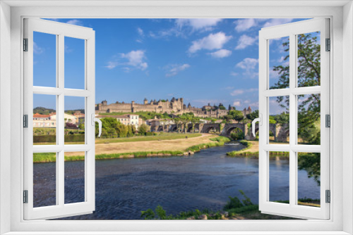 Fototapeta Naklejka Na Ścianę Okno 3D - Vue de Carcassonne