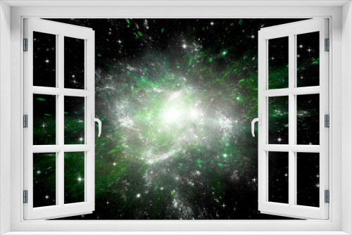 Fototapeta Naklejka Na Ścianę Okno 3D - Stars, dust and gas nebula 