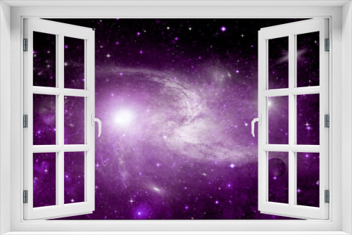Fototapeta Naklejka Na Ścianę Okno 3D - Stars, dust and gas nebula 