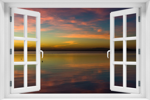 Fototapeta Naklejka Na Ścianę Okno 3D - Sunset on Mediterranean Sea. Spain.