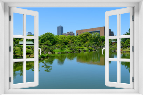 Fototapeta Naklejka Na Ścianę Okno 3D - Kiyosumi Gardens in Tokyo