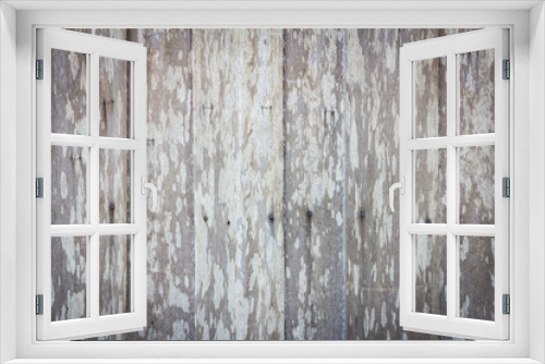 grungy gray wood plank wall texture background.