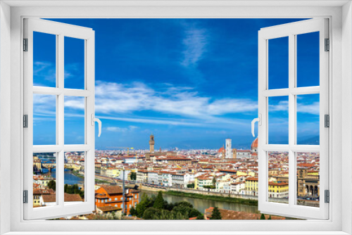 Fototapeta Naklejka Na Ścianę Okno 3D - Panoramic view of Florence