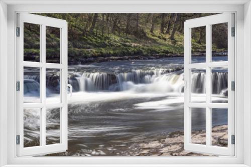 Fototapeta Naklejka Na Ścianę Okno 3D - Aysgarth Falls, Wensledale, Yorkshire Dales, Yorkshire, UK