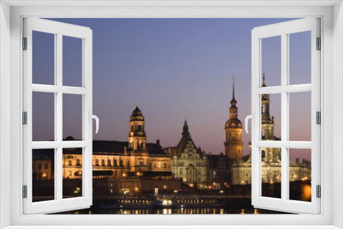Fototapeta Naklejka Na Ścianę Okno 3D - Les bâtiments de Dresde