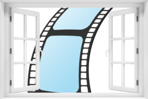 Fototapeta Naklejka Na Ścianę Okno 3D - Video cartoon icon