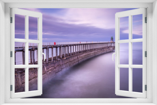 Fototapeta Naklejka Na Ścianę Okno 3D - Tranquil Pier - 2