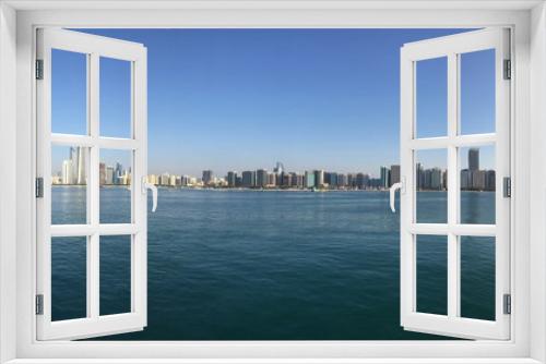 Fototapeta Naklejka Na Ścianę Okno 3D - Abu Dhabi Skyline - Panorama