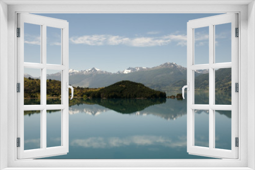 Fototapeta Naklejka Na Ścianę Okno 3D - General Carrera Lake - Chile