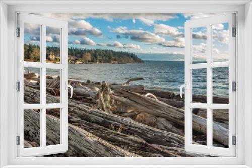 Fototapeta Naklejka Na Ścianę Okno 3D - Pacific Northwest Shoreline