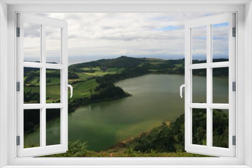 Fototapeta Naklejka Na Ścianę Okno 3D - Lagoa das Furnas - Azoren