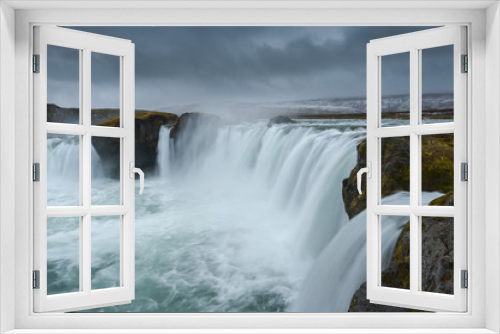 Fototapeta Naklejka Na Ścianę Okno 3D - Godafoss, Northern Iceland