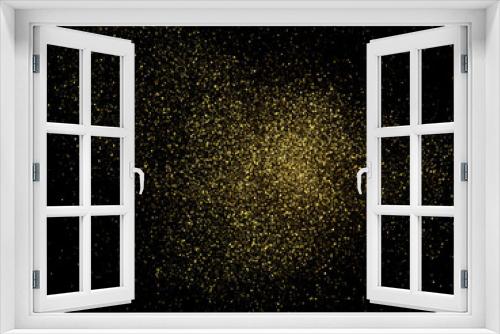 Fototapeta Naklejka Na Ścianę Okno 3D - Vector gold glittering sparkle stardust background